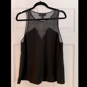 H&M black lace top